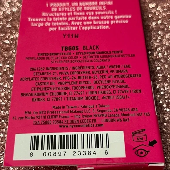 NYX PROFESSIONAL MAKEUP THE BROW GLUE BLACK - Picture 4 of 5
